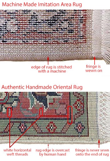 Identify Authentic Handmade Oriental Rugs, Do All Oriental Rugs Have Fringe