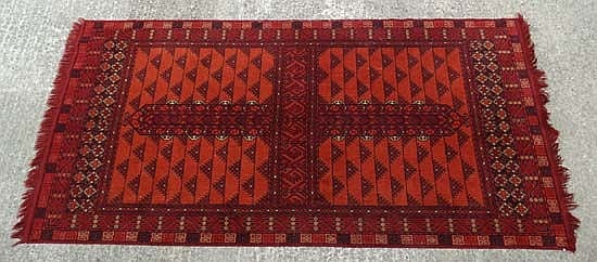 cross Bokhara rug