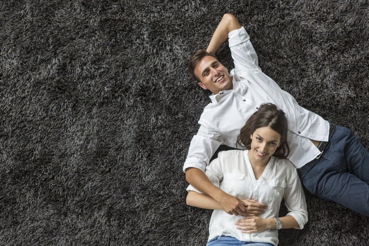 Couple on rug