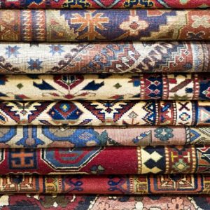 Stack of rugs