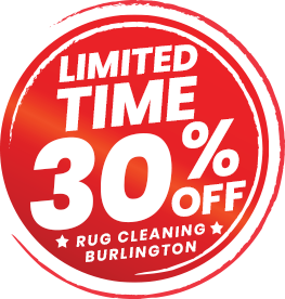 LIMITED TIME 30% OFF Rug Cleaning Burlington