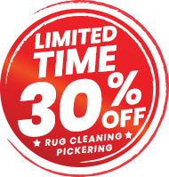 Limited Time Offer Rug Cleaning Pickering 30% Discount in Pickering