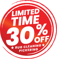 Limited Time Offer Rug Cleaning Pickering 30% Discount