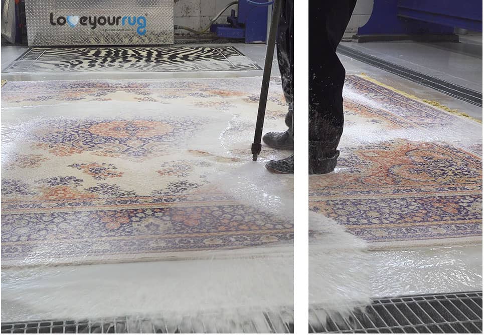 Rug Cleaning Manual Wash