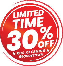 LIMITED TIME 30% OFF Rug Cleaning Georgetown.