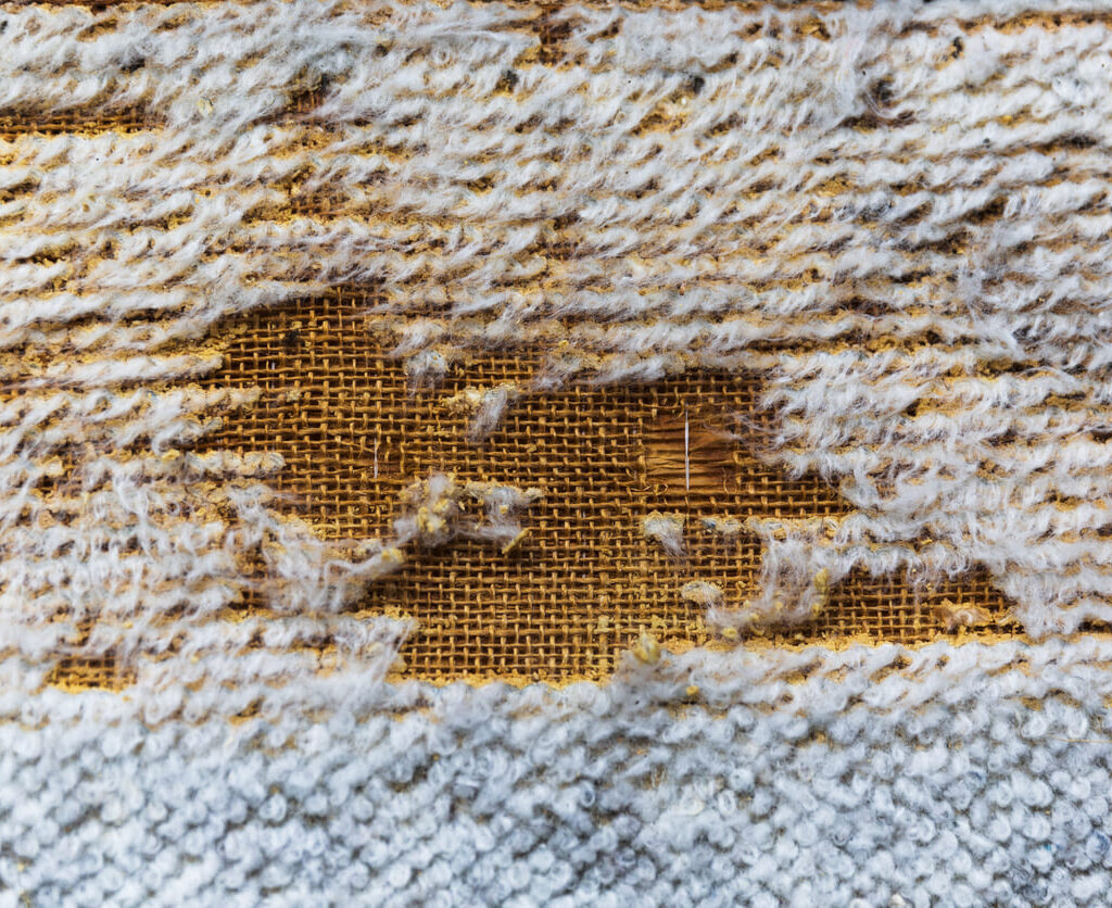 wool rug shedding