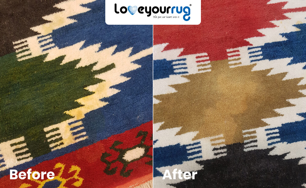 Multi Color Rug Cleaning
