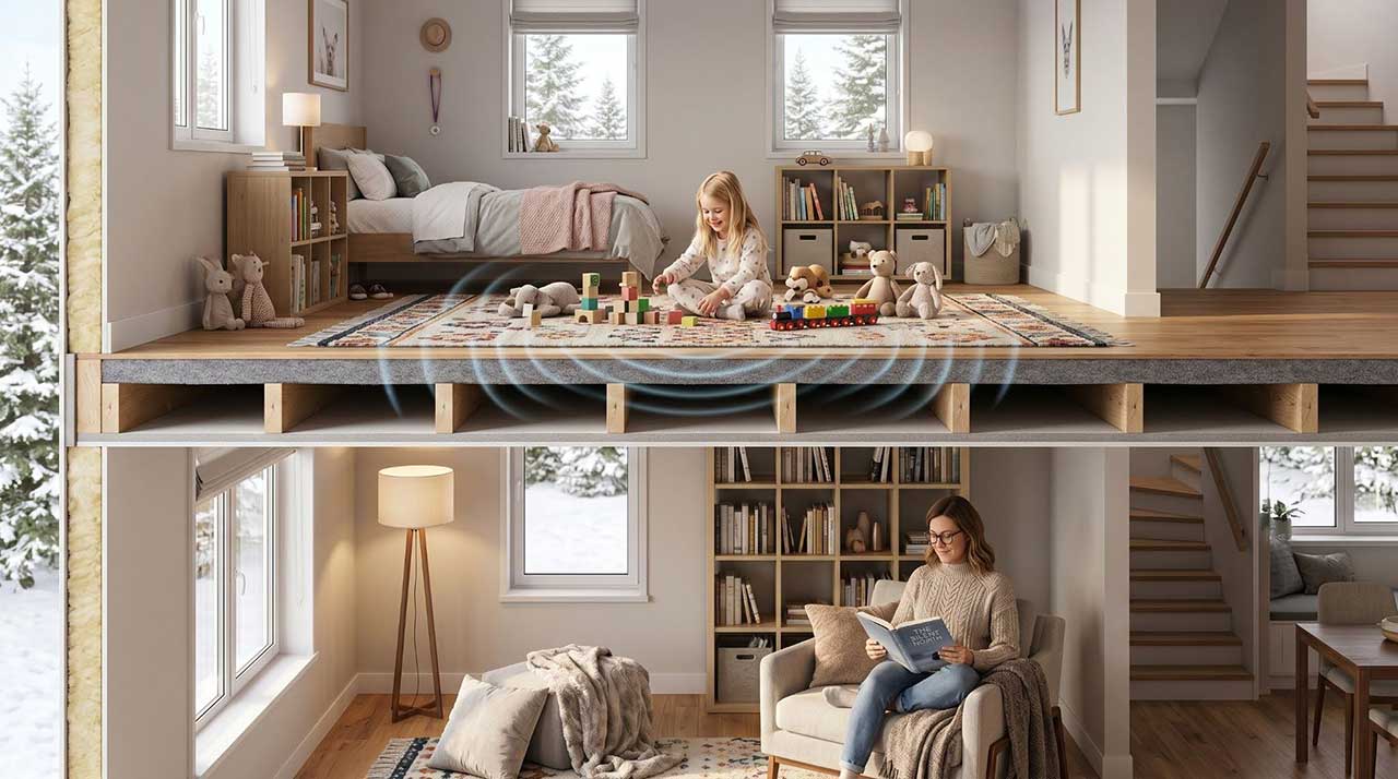 It Can Reduce Noise Between Floors