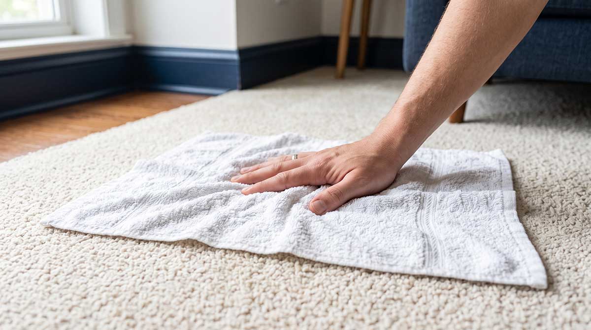 Confirming Your Carpet Is Actually Dry