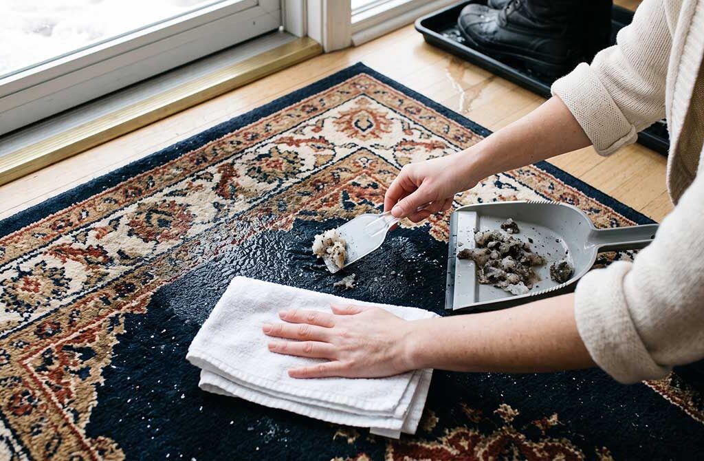 How to Remove Snow Stains from Carpet Right Away